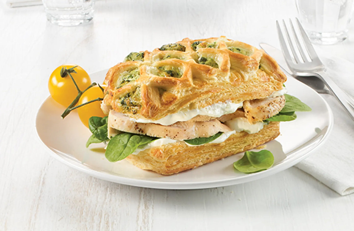 SPINACH + FETA PUFF PASTRY