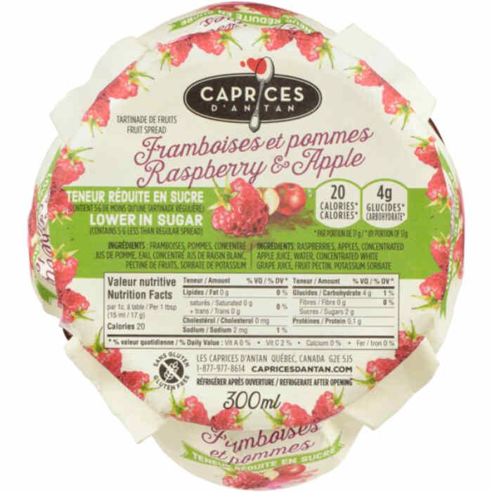 CONFITURE DE FRAMBOISES +POMMES