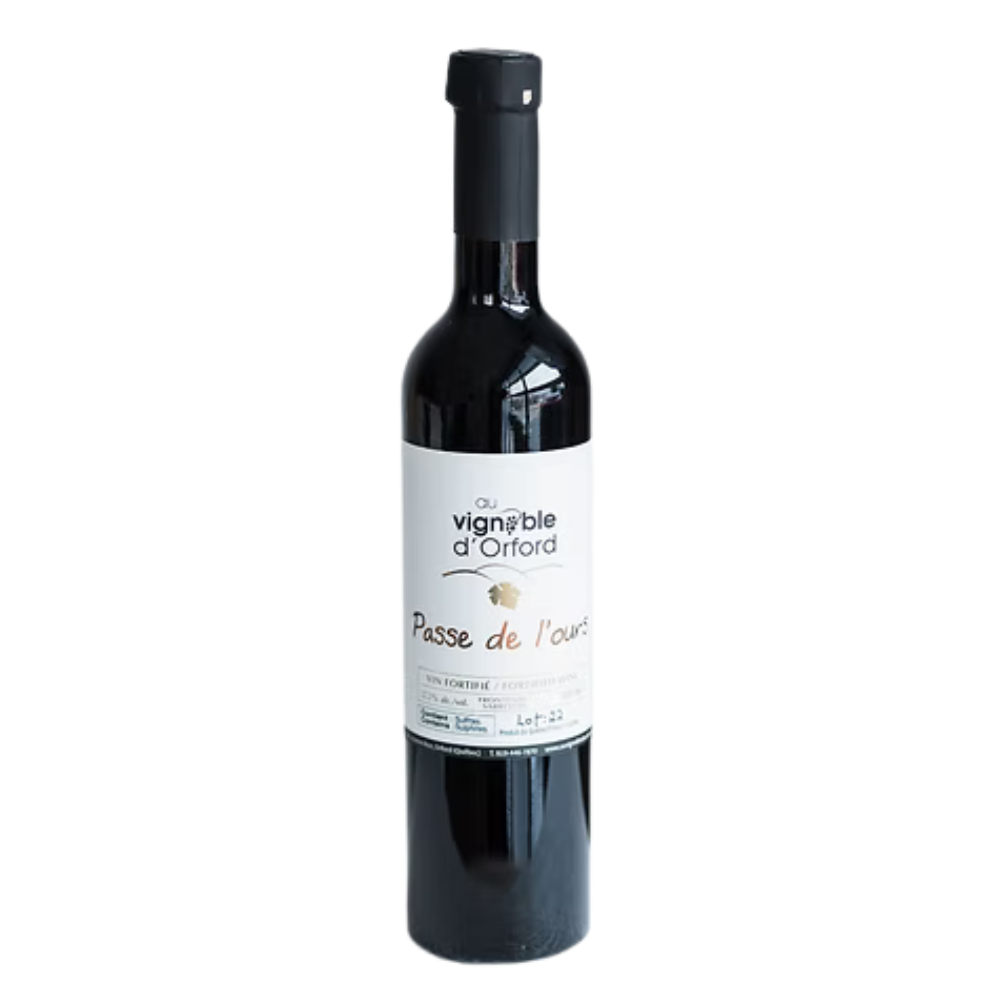 AU VIGNOBLE D'ORFORD | PASSE DE L'OURS 2021 | VIN FORTIFIÉ | 500 ML