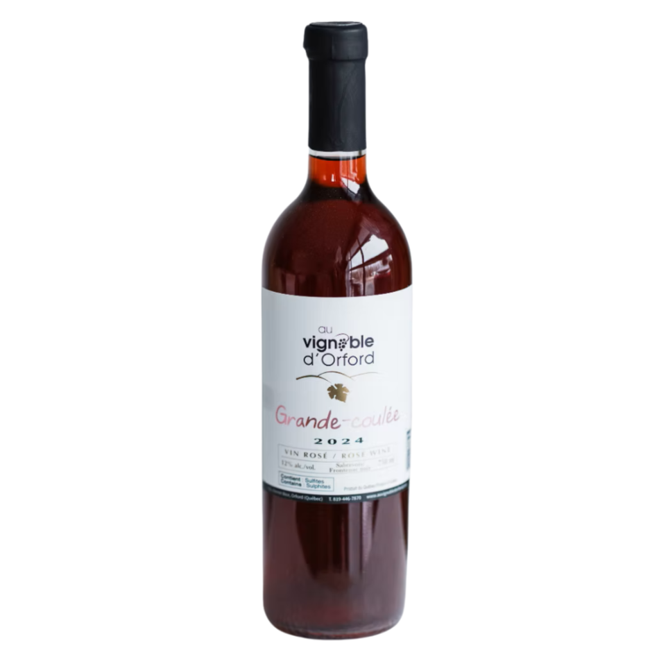 AU VIGNOBLE D'ORFORD | LA GRANDE-COULÉE 2023 | VIN ROSÉ SEC | 750 ML