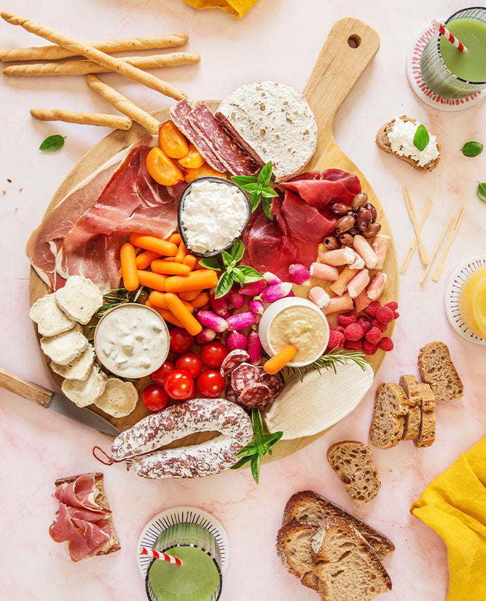 PLATEAU COMBO FROMAGES/CHARCUTERIES +CRUDITÉS | PRODUITS TERROIR LOCAL