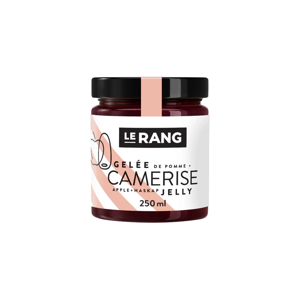 GELÉE LE RANG CAMERISES +POMMES | 250 ML