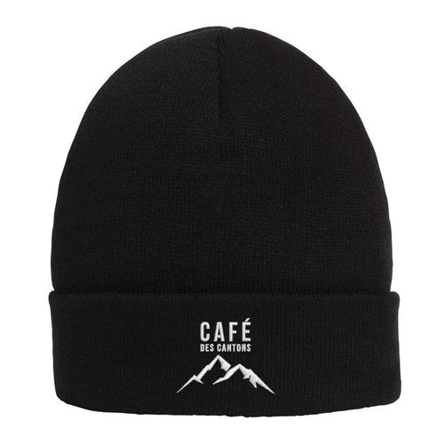 MERCH CAFÉ DES CANTONS | TUQUE AVEC LOGO BRODÉ