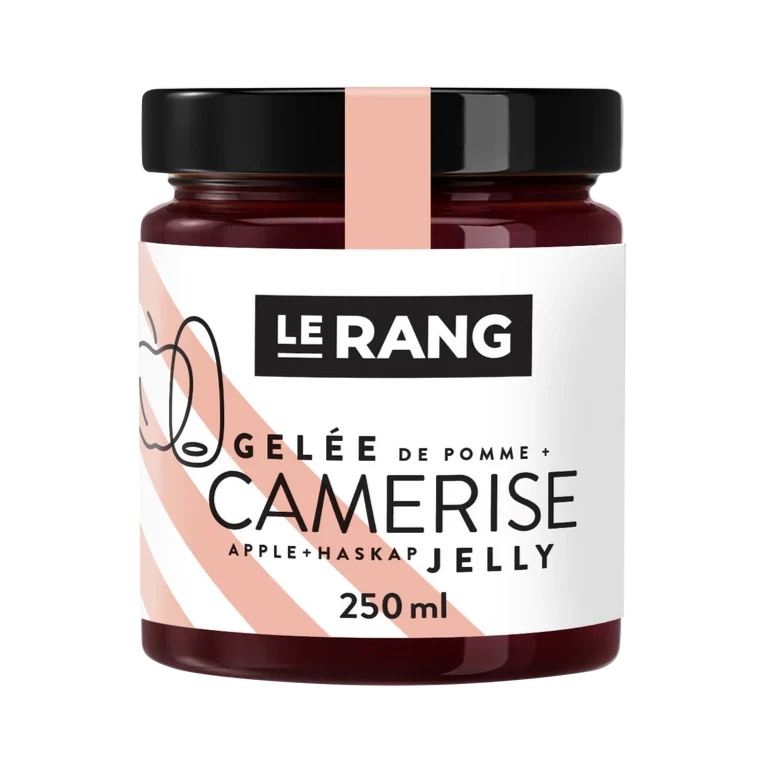 GELÉE LE RANG CAMERISES +POMMES | 250 ML