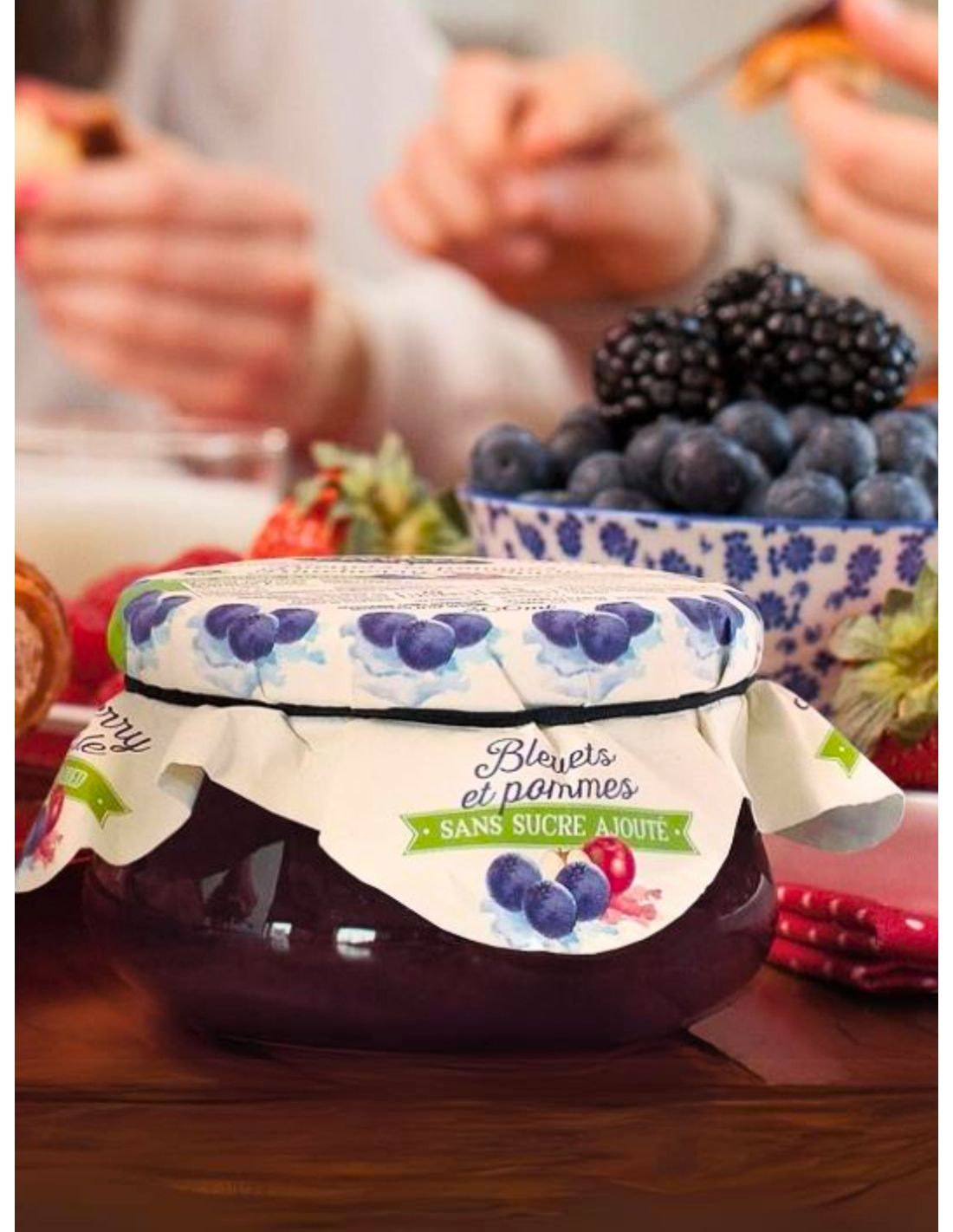 CONFITURE DE BLEUETS +POMMES