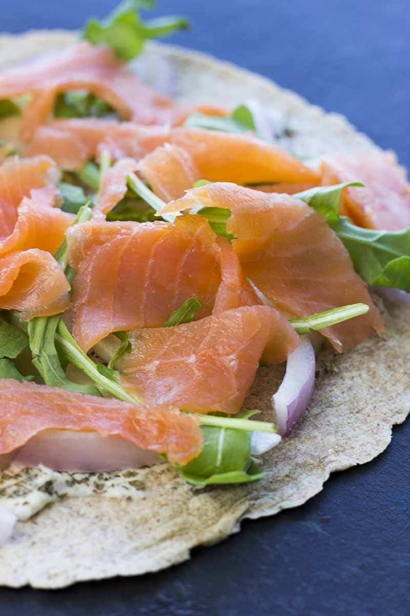 SMOKED SALMON SANDWICH WRAP