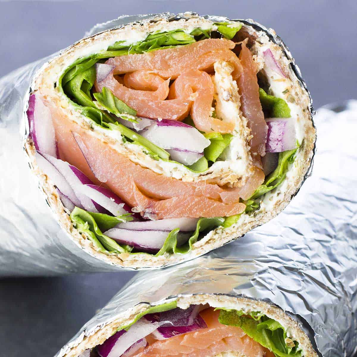 SMOKED SALMON SANDWICH WRAP