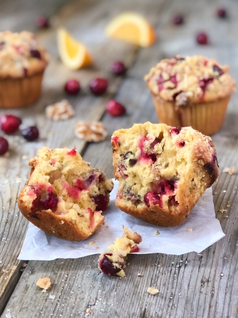 CRANBERRY + ORANGE MUFFIN