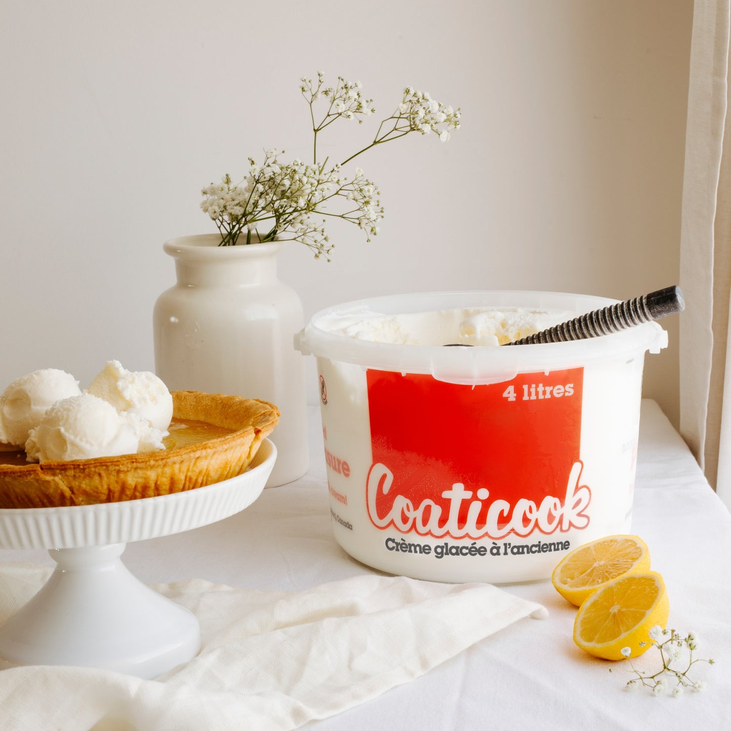 CRÈME GLACÉE COATICOOK | 1 LITRE | VANILLE
