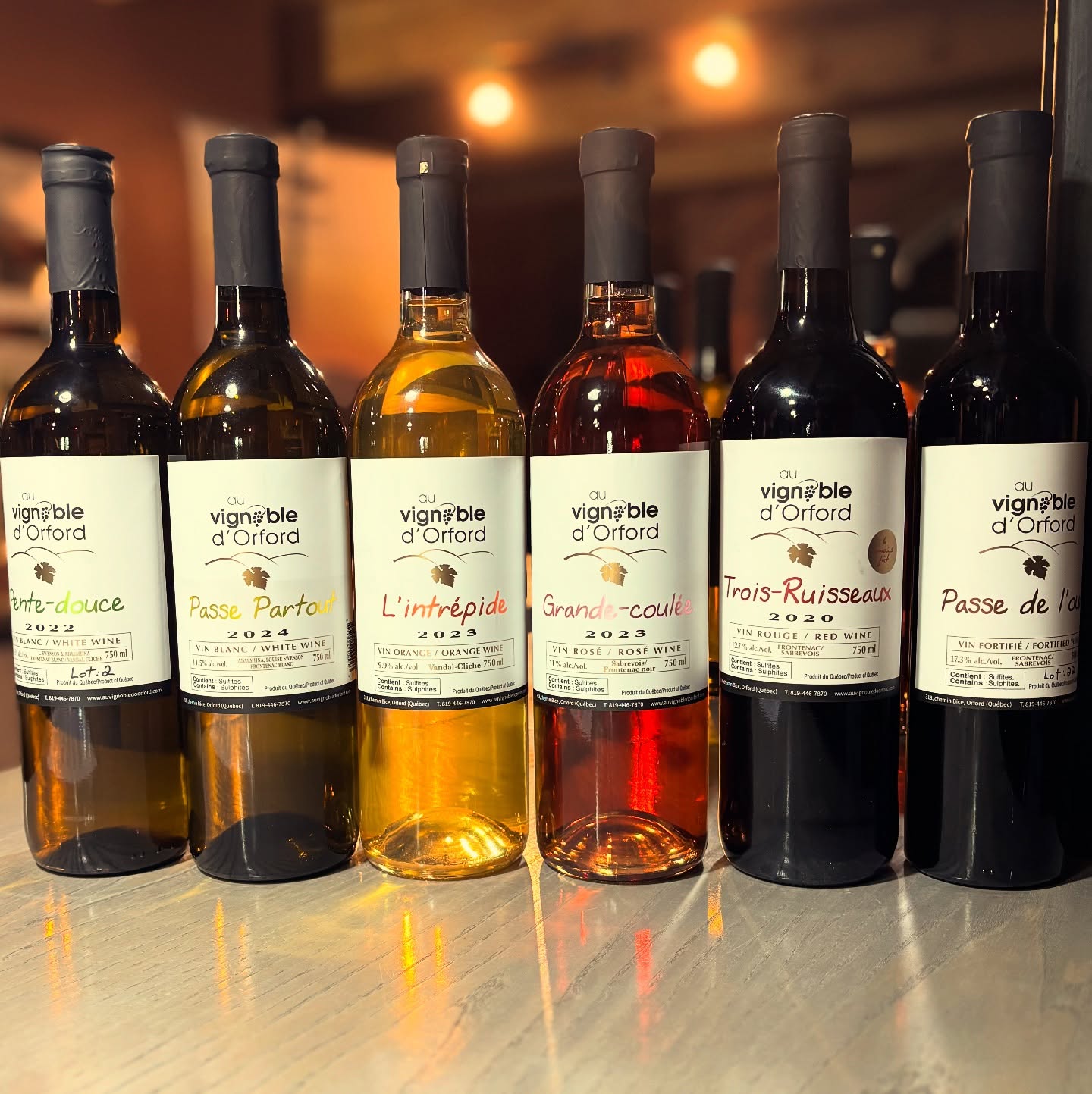 AU VIGNOBLE D'ORFORD | PASSE DE L'OURS 2021 | VIN FORTIFIÉ | 500 ML