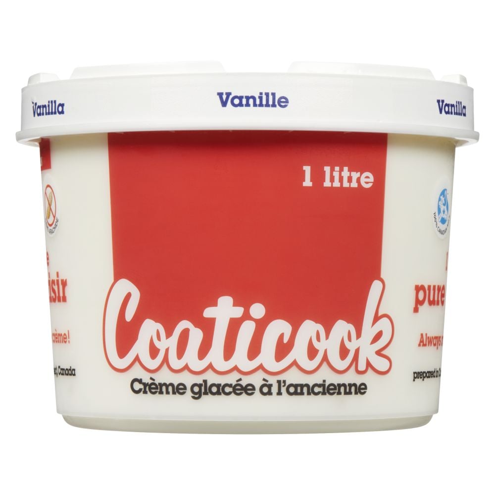 CRÈME GLACÉE COATICOOK | 1 LITRE | VANILLE