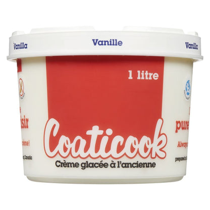 CRÈME GLACÉE COATICOOK | 1 LITRE | VANILLE