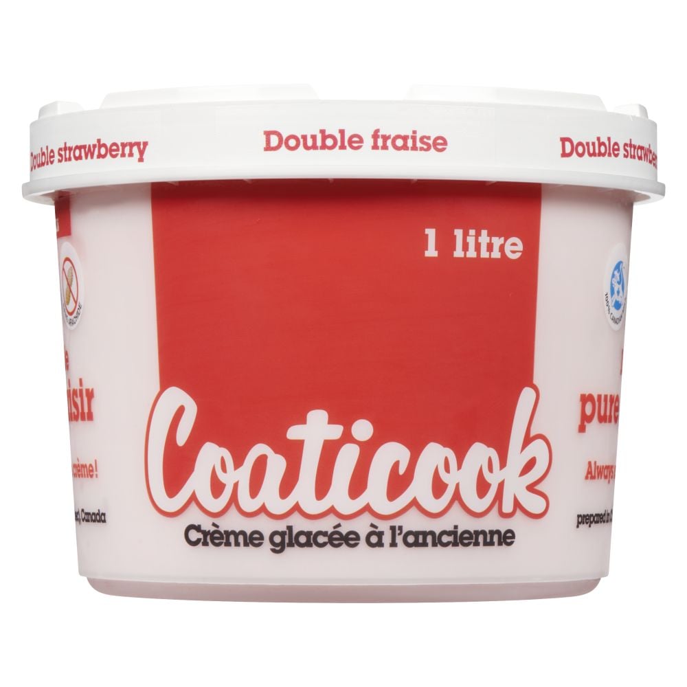 CRÈME GLACÉE COATICOOK | 1 LITRE | FRAISE