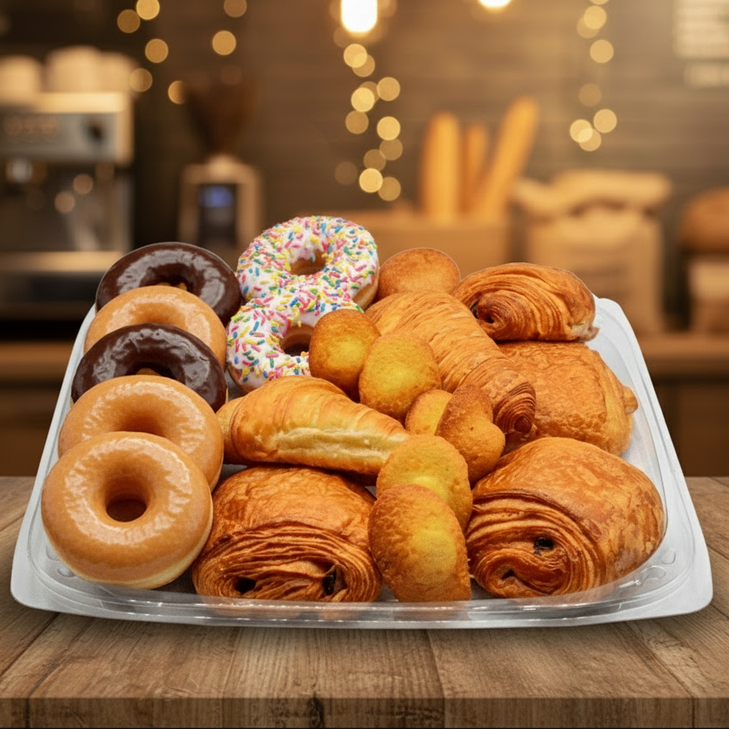 BOÎTE FESTIVE | CROISSANTS +BEIGNES | 12 PERSONNES