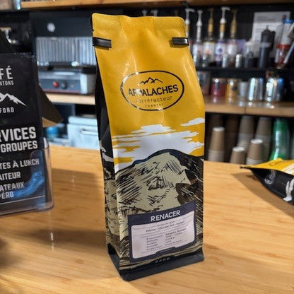 CAFÉ EN GRAINS APPALACHES | RENACER NICARAGUA | COMMERCE DIRECT | 340 GR