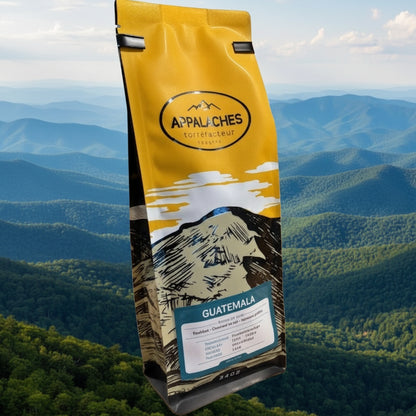CAFÉ EN GRAINS APPALACHES | GUATEMALA HUEHUETENANGO | ÉCO RESPONSABLE | 340 GR