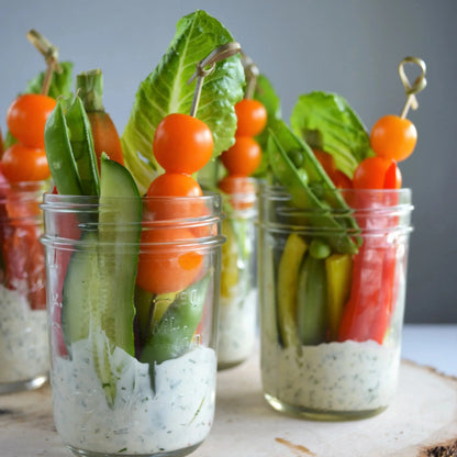 COUPE DE CRUDITÉS +TREMPETTE | 330 ML | VÉGÉTARIEN