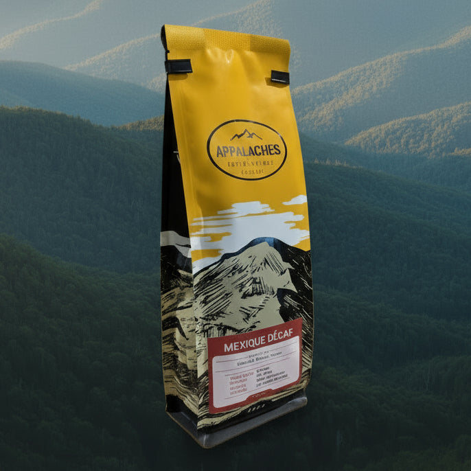 CAFÉ EN GRAINS APPALACHES | DÉCAFÉINÉ MEXIQUE | 340 GR