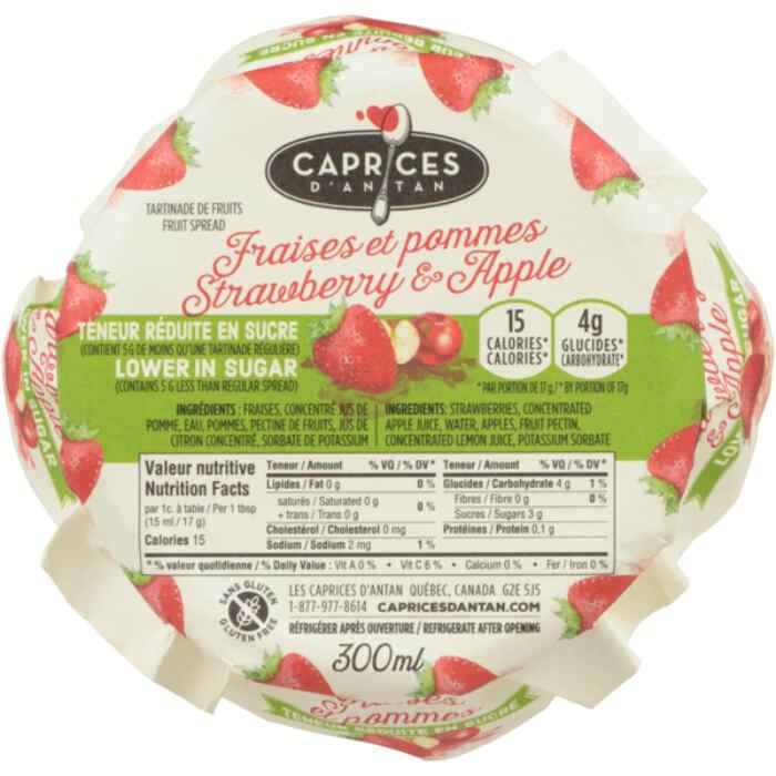 CONFITURE DE FRAISES +POMMES