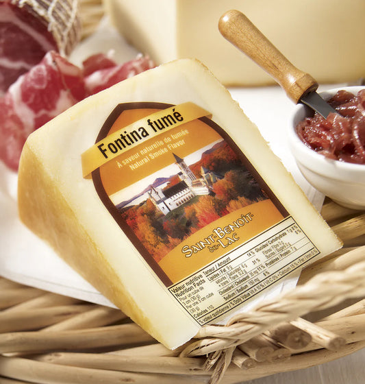 FROMAGE FONTINA FUMÉ | SANS LACTOSE | ABBAYE ST-BENOÎT-DU-LAC