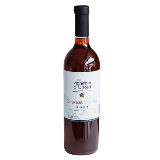 AU VIGNOBLE D'ORFORD | LA GRANDE-COULÉE 2023 | VIN ROSÉ SEC | 750 ML