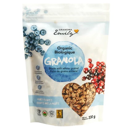 CÉRÉALES GRANOLA | FRUITS MÉLANGÉS | 330 GR | BIO +VEGAN +CASHER