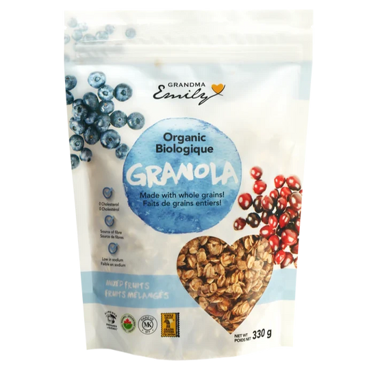 CÉRÉALES GRANOLA | FRUITS MÉLANGÉS | 330 GR | BIO +VEGAN +CASHER