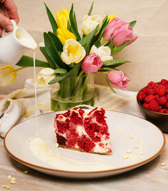 GÂTEAU EN POINTE | CHEESECAKE aux FRAMBOISES