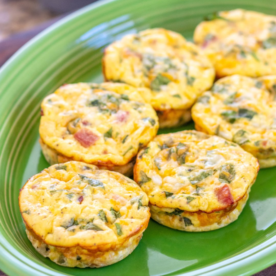 MINI CRUSTLESS VEGETABLE QUICHE | GLUTEN FREE + VEGETARIAN