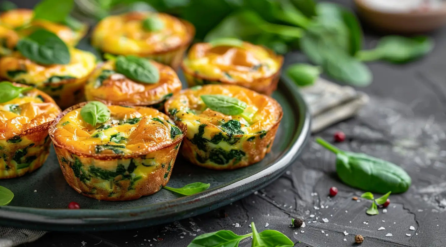 MINI CRUSTLESS VEGETABLE QUICHE | GLUTEN FREE + VEGETARIAN