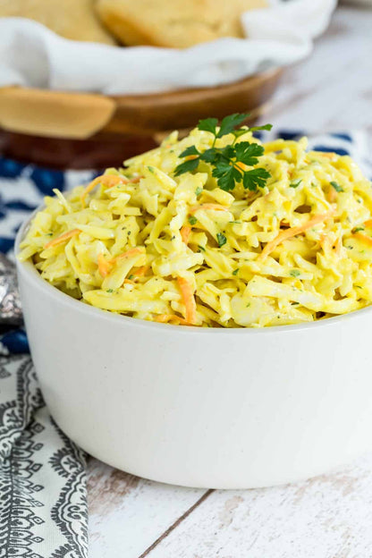 SALADE DE CHOU À LA  MOUTARDE DOUCE "DE MON CULTIVATEUR" | CHEF CHUCK HUGHES | VEGAN +SANS GLUTEN | 375 ML