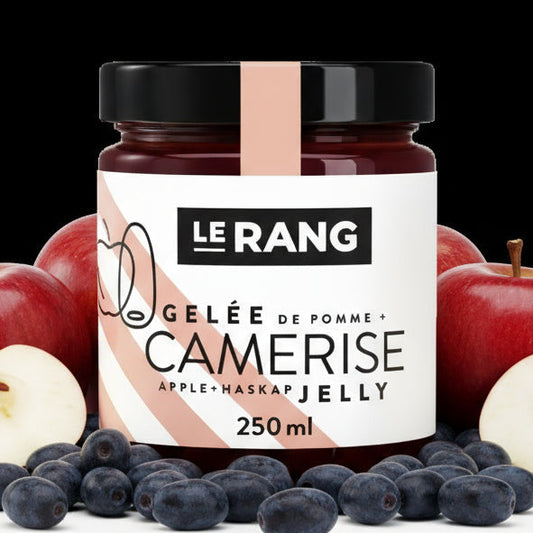 GELÉE LE RANG CAMERISES +POMMES | 250 ML