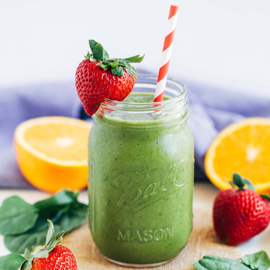 SMOOTHIE ÉPINARDS +BANANE +MANGUE | VEGAN