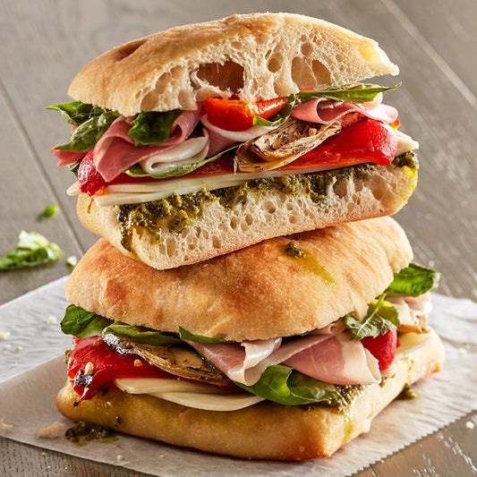 SANDWICH TOSCAN 3 CHARCUTERIES +FROMAGE SUISSE