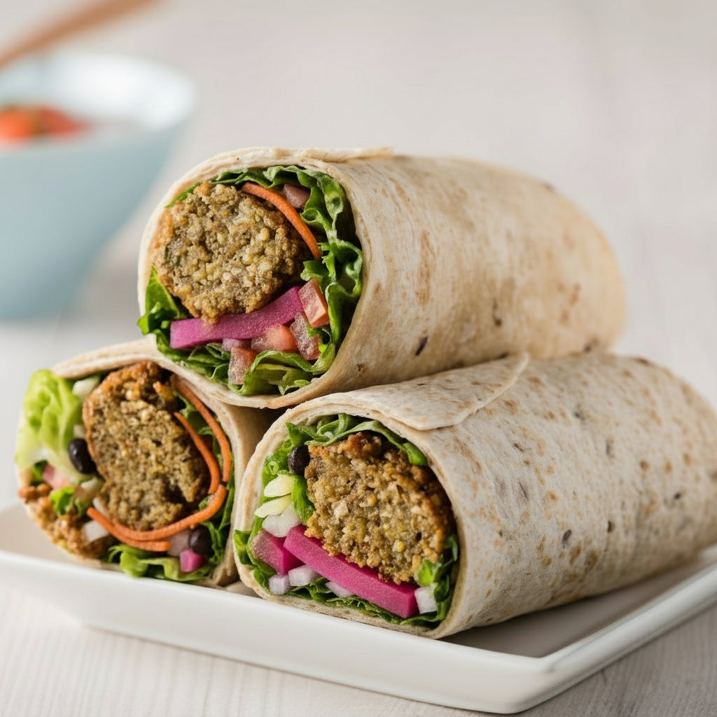 SANDWICH WRAP AUX FALAFELS | VEGAN
