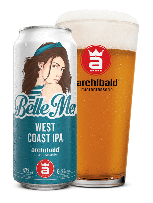 ARCHIBALD | BELLE MER | BIÈRE WEST COAST IPA | 355 ML