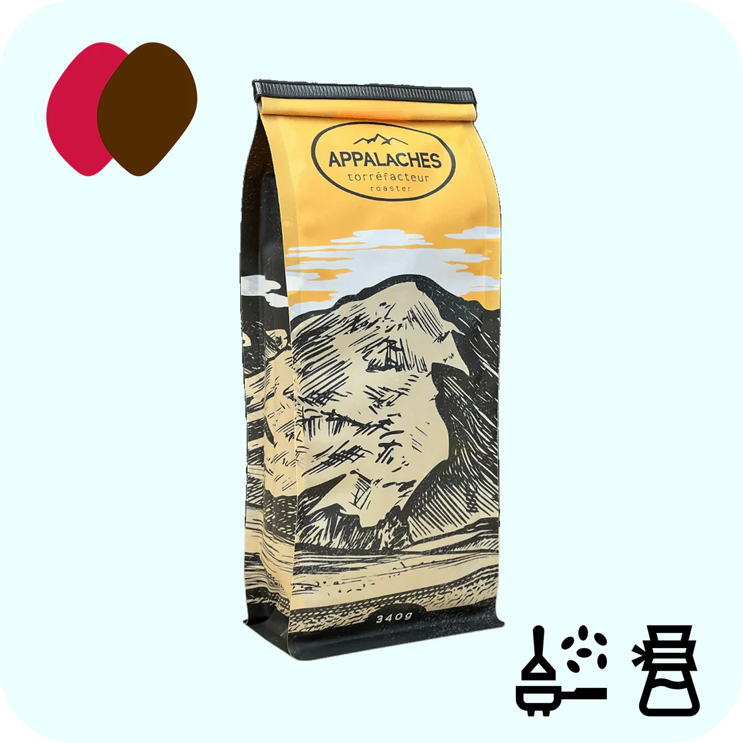 CAFÉ EN GRAINS APPALACHES | SUMATRA INDONÉSIE | 340 GR