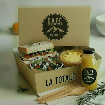 BOÎTE À LUNCH 4 ITEMS "LA TOTALE"