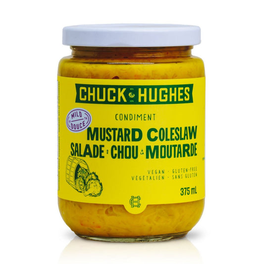 SALADE DE CHOU À LA  MOUTARDE DOUCE "DE MON CULTIVATEUR" | CHEF CHUCK HUGHES | VEGAN +SANS GLUTEN | 375 ML