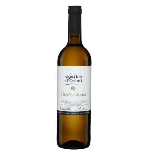 AU VIGNOBLE D'ORFORD | LA PENTE-DOUCE 2022 | VIN BLANC SEC | 750 ML