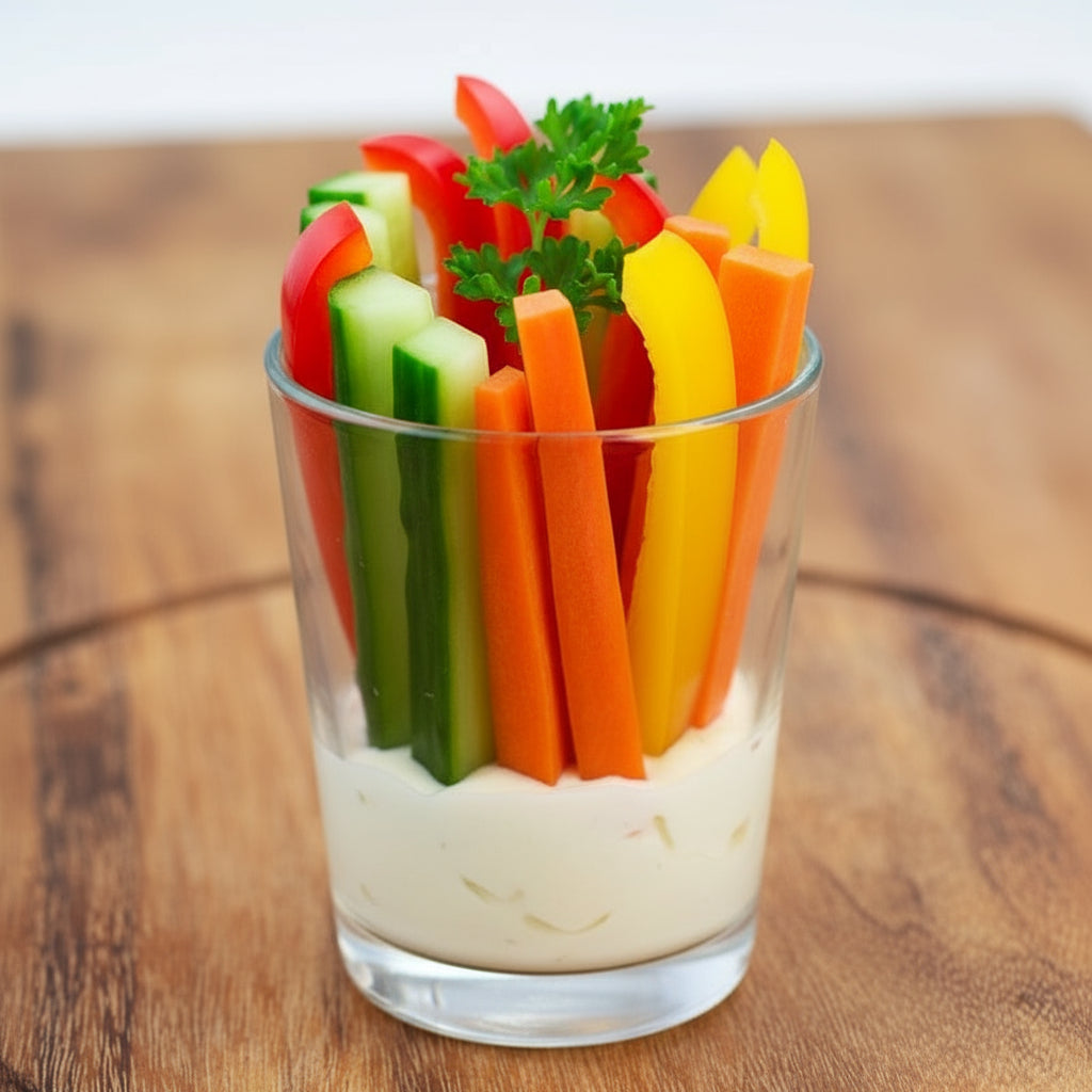 COUPE DE CRUDITÉS +TREMPETTE | 330 ML | VÉGÉTARIEN