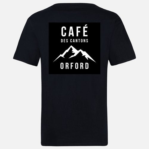 MERCH CAFÉ DES CANTONS | T-SHIRT UNISEX 100% COTON | 3 GRANDEURS