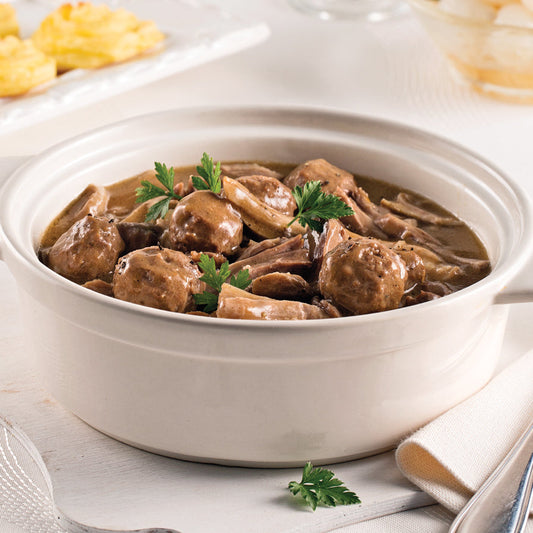 RAGOÛT DE BOULETTES +PATTES DE COCHON | DE LA FERME À L'ASSIETTE