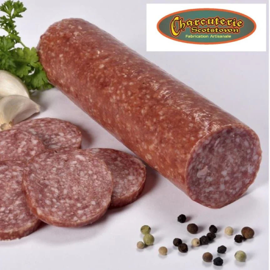 ROSETTE FRANCEVILLE CHEDDAR + GARLIC + PEPPER | CHARCUTERIES SCOTSTOWN
