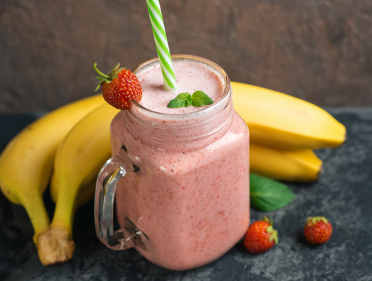 SMOOTHIE FRAISE +BANANE +MANGUE | VEGAN