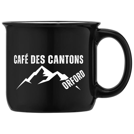 MERCH CAFÉ DES CANTONS | TASSE EN CÉRAMIQUE "FEU DE CAMP" 444 ML