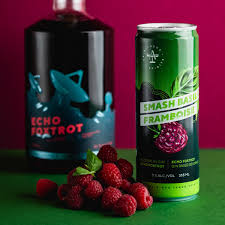 COCKTAILS ALCOOLISÉS | ECHO FOXTROT SMASH BASILIC +FRAMBOISE  | 355 ML
